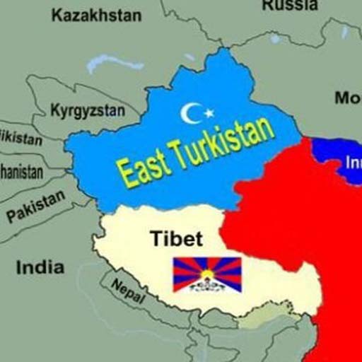 Dogu-Turkistan-Harita | Doğu Türkistan Bülteni Haber Ajansı